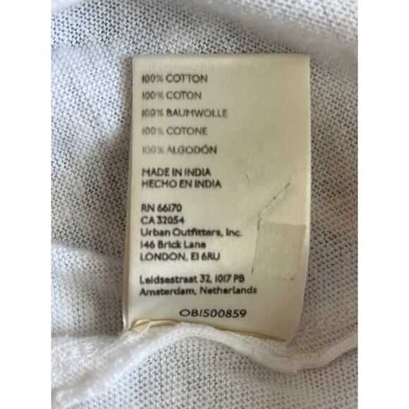 FREE PEOPLE WE THE FREE Cut Out Front Cotton Tee Sz XS - Picture 6 of 6